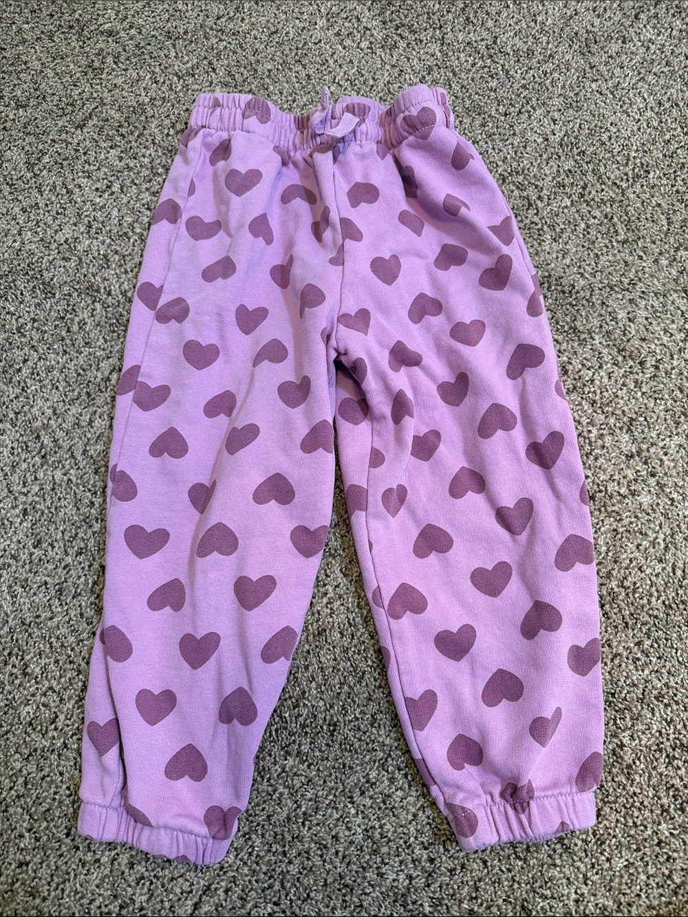 Hanna Andersson Lavender Polka Dot Jogger Pants